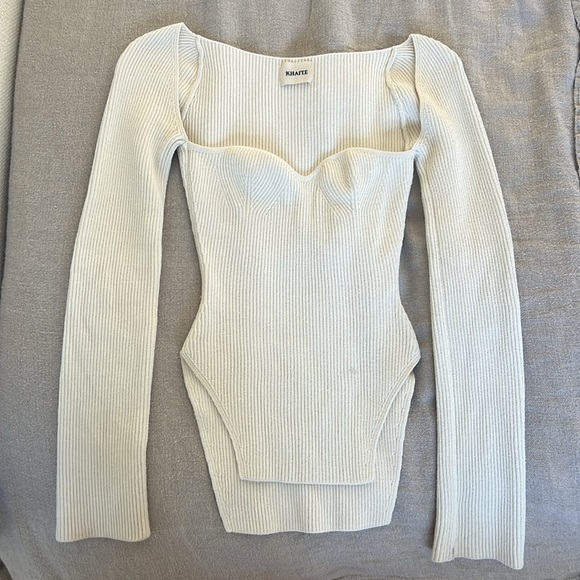 Khaite Maddy Top in Ivory - Picture 5 of 15